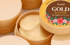 Гидрогелевые патчи для век с экстрактом золота и маточного молочка Koelf Royal Jelly Hydrogel Eye Patch