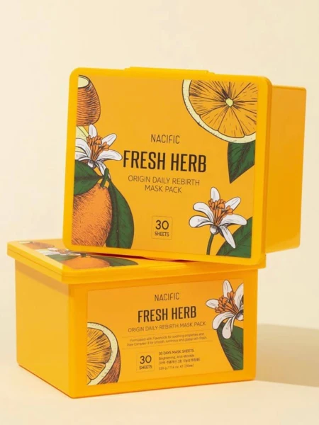 Набор увлажняющих тканевых масок с растительными экстрактами Nacific Fresh Herb Origin Daily Mask Pack Набор увлажняющих тканевых масок с растительными экстрактами Nacific Fresh Herb Origin Daily Mask Pack