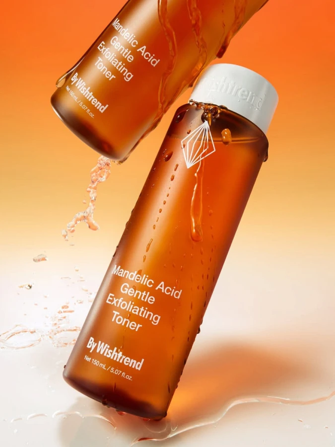 Пилинг-тонер на основе миндальной кислоты By Wishtrend Mandelic Acid Gentle Exfoliating Toner