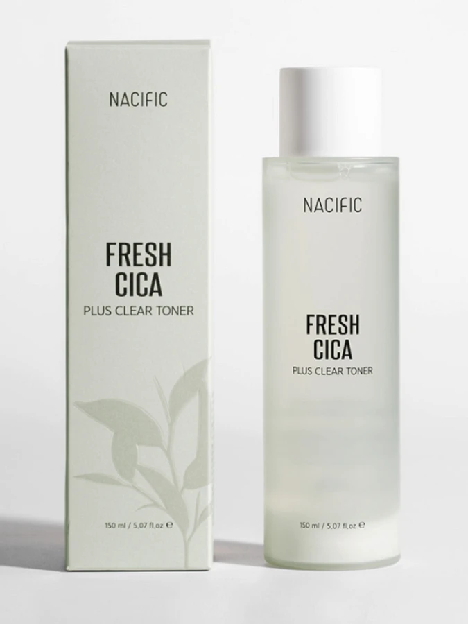 Успокаивающий тонер для лица с экстрактом центеллы азиатской Nacific Fresh Cica Plus Clear Toner
