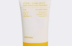 Осветляющий солнцезащитный крем для лица с ниацинамидом Celimax Pore+Dark Spot Brightening Sun Cream