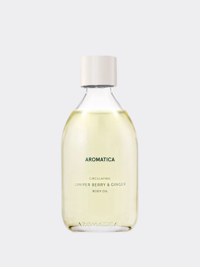 Массажное масло для тела с можжевельником и имбирем Aromatica Circulating Body Oil  Juniper & Gigner