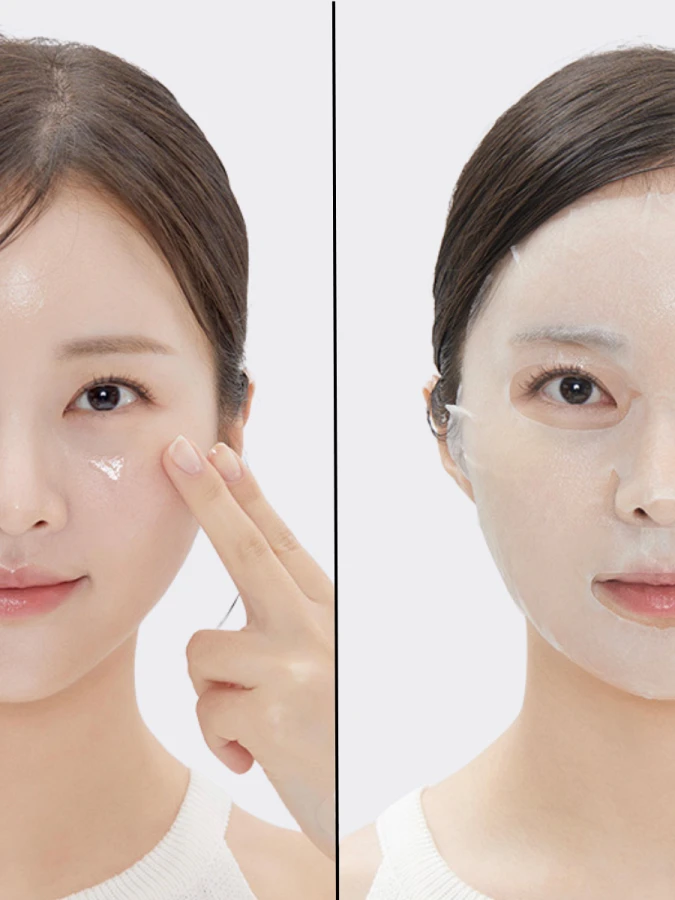 Двухступенчатая тканевая маска со спикулами и гиалуроновой кислотой VT Hydrop Reedle Shot 100hl 2 Step Mask