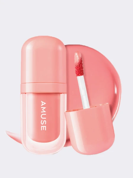 Глянцевый тинт-плампер для губ AMUSE Bebe Tint 06 Pink Fig