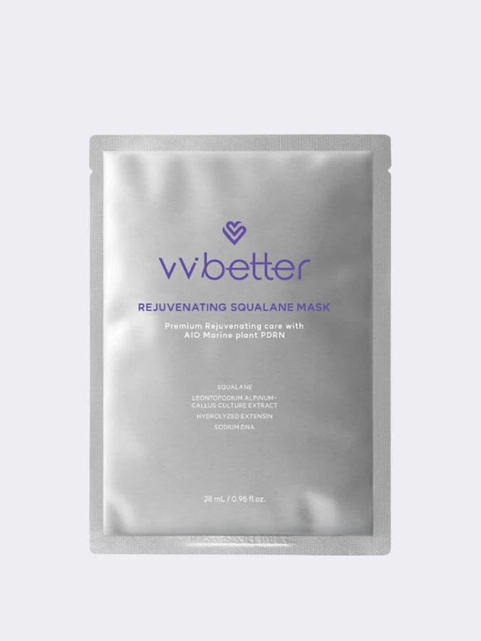 Восстанавливающая тканевая маска со скваланом и ПДРН VVBETTER Rejuvenating Squalane Mask