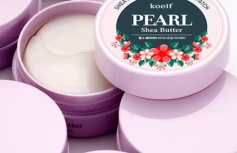 Гидрогелевые патчи для век с жемчугом и маслом Ши Koelf Shea Butter Hydrogel Eye Patch