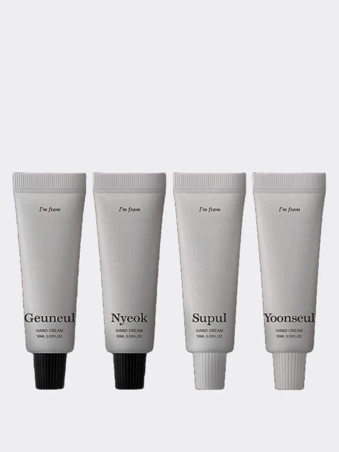 Набор парфюмированных увлажняющих кремов для рук в миниатюрах I'm From Hand Cream Discovery Kit