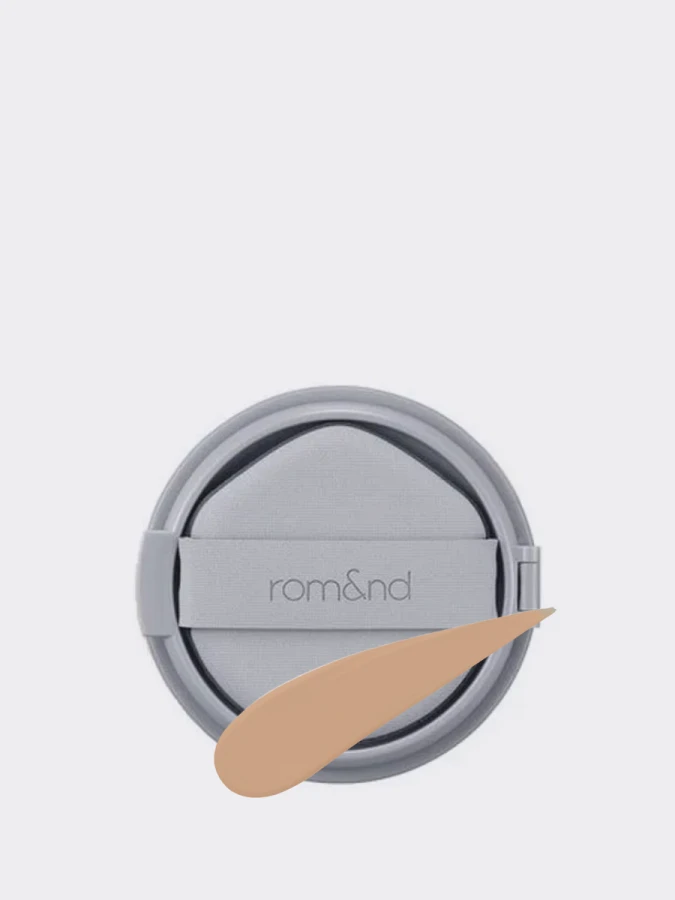 Сменный блок для кушона с матовым финишем в песочном оттенке rom&nd Nu Zero Cushion 05 Sand 25 SPF24 PA++ 