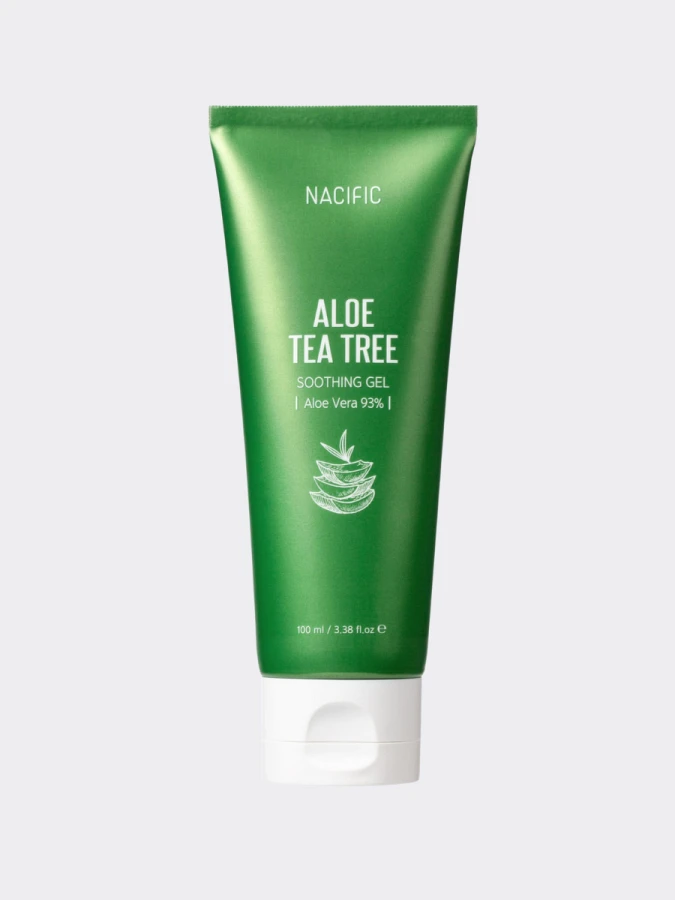Успокаивающий универсальный гель для лица и тела с экстрактом чайного дерева и алоэ Nacific Aloe Tea Tree Soothing Gel