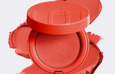 Румяна в ярко-красном оттенке TFIT Fluffy Velvet Cushion Blush R01 Bright Red