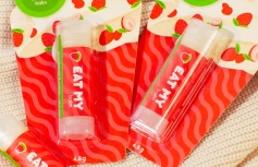 Бальзам для губ с ароматом земляники со сливками EAT MY BALM Strawberries & Cream