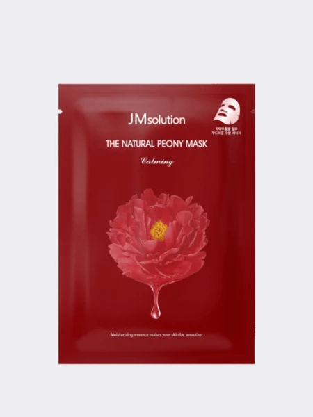 Успокаивающая тканевая маска с экстрактом пиона JMsolution The Natural Peony Mask Calming