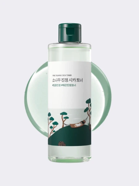 Противовоспалительный тонер для лица с экстрактом сосны и центеллы Round Lab Pine Calming Cica Toner