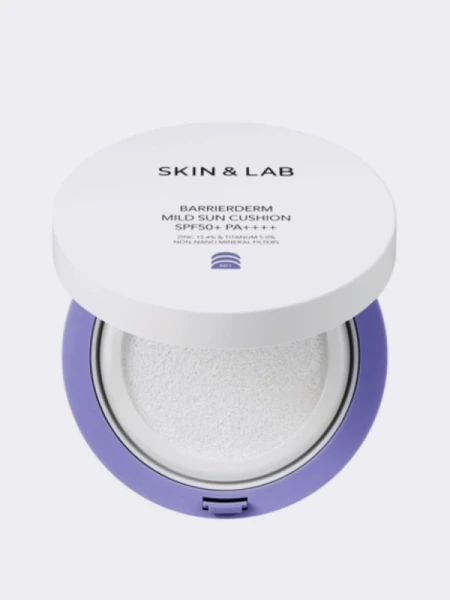 Солнцезащитный кушон с керамидами SKIN&LAB Barrierderm Mild Sun Cushion SPF 50+ PA++++