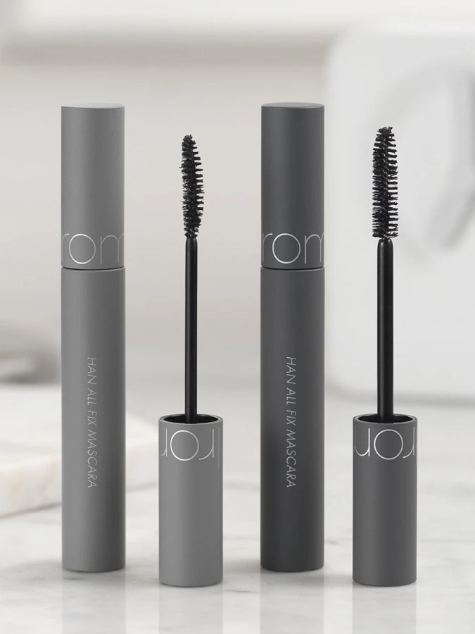 Удлиняющая тушь для ресниц в чёрном оттенке rom&nd Han All Fix Mascara L01 Long Black