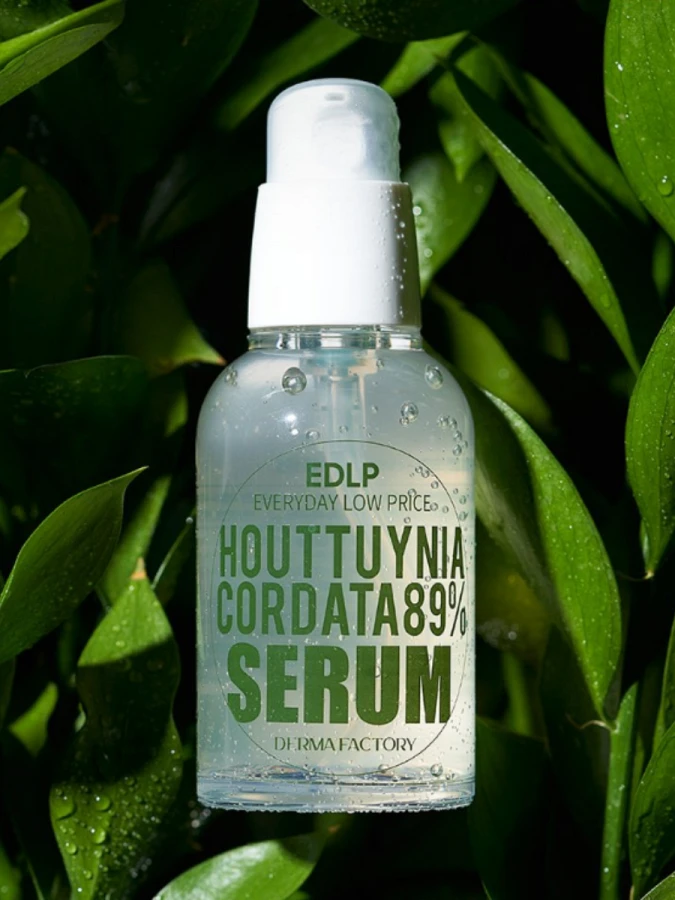 Успокаивающая сыворотка для лица с экстрактом хауттюйнии Derma Factory Houttuynia Cordata 89% Serum