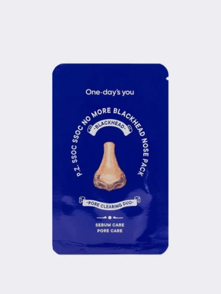 Полоска для очищения сальных нитей на носу One-Day's You P.Z Ssoc Ssoc No More Blackhead Nose Pack Полоска для очищения сальных нитей на носу One-Day's You P.Z Ssoc Ssoc No More Blackhead Nose Pack