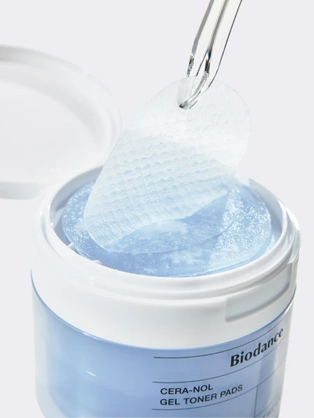 Восстанавливающие гелевые тонер-пэды для лица с керамидами Biodance Hydro Cera-Nol Gel Toner Pads Восстанавливающие гелевые тонер-пэды для лица с керамидами Biodance Hydro Cera-Nol Gel Toner Pads