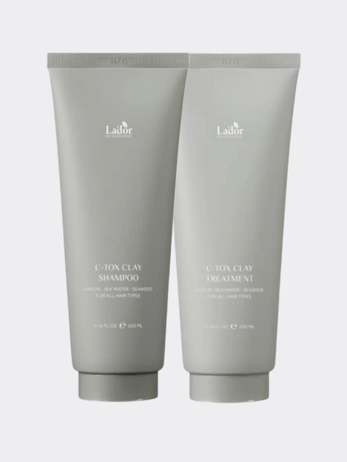 Набор для ухода за волосами с глиной La’dor C-Tox Clay Shampoo + Treatment