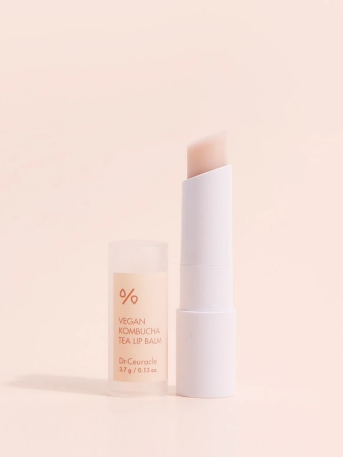 Питательный бальзам для губ с экстрактом комбучи Dr.Ceuracle Vegan Kombucha Tea Lip Balm