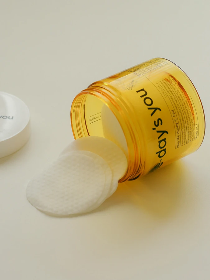 Питательные тонер-пэды с экстрактом мёда и бета-глюканом One-Day's You Help Me Honey-C Pad