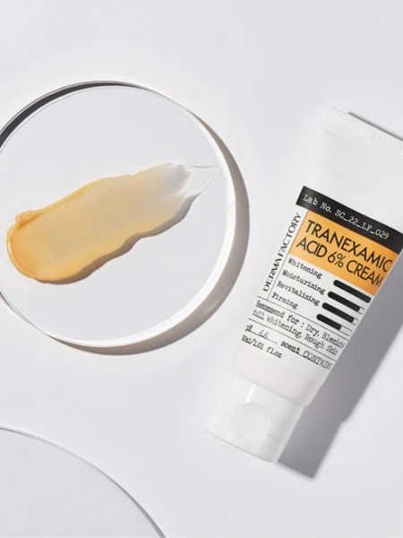 Осветляющий крем для лица с транексамовой кислотой Derma Factory Tranexamic Acid 6% Cream