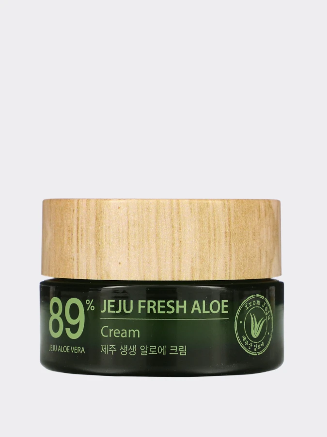Освежающий крем для лица с алоэ The Saem Jeju Fresh Aloe Cream