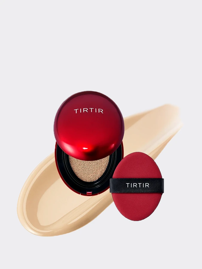 МИНИ Тональный кушон с полуматовым финишем TIRTIR Mask Fit Red Cushion 21W Natural Ivory