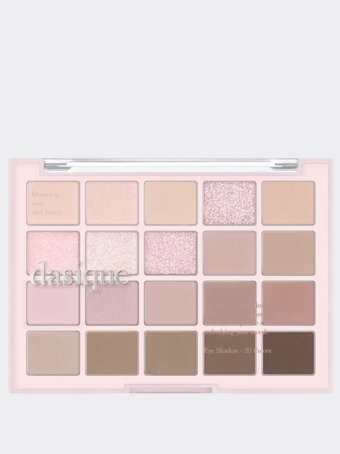 Большая палетка теней для век Dasique Mood Shadow Palette #02 Cool Basic