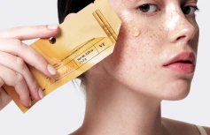 Осветляющая маска-бустер со спикулами и витамином C VT Vita-Light Reedle Shot 100 2-Step Hydrogel Mask