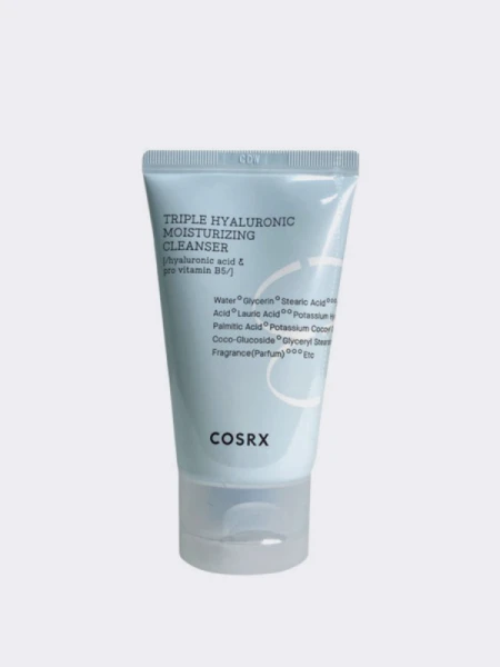 МИНИ Очищающая пенка с комплексом гиалуроновой кислоты Cosrx Hydrium Triple Hyaluronic Moisturizing Cleanser МИНИ Очищающая пенка с комплексом гиалуроновой кислоты Cosrx Hydrium Triple Hyaluronic Moisturizing Cleanser