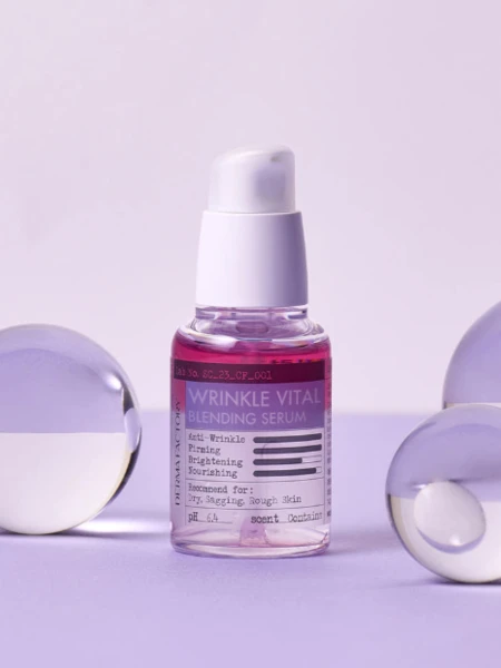 Двухфазная разглаживающая сыворотка с коллагеном Derma Factory Wrinkle Vital Blending Serum