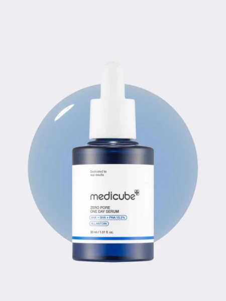 Себорегулирующая сыворотка для сужения пор с комплексом кислот Medicube Zero Pore One Day Serum
