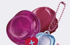 Набор: Оттеночное желе для губ и щёк + брелок fwee Lip&Cheek Glowy Jelly Pot JM01 Compote Keyring Set