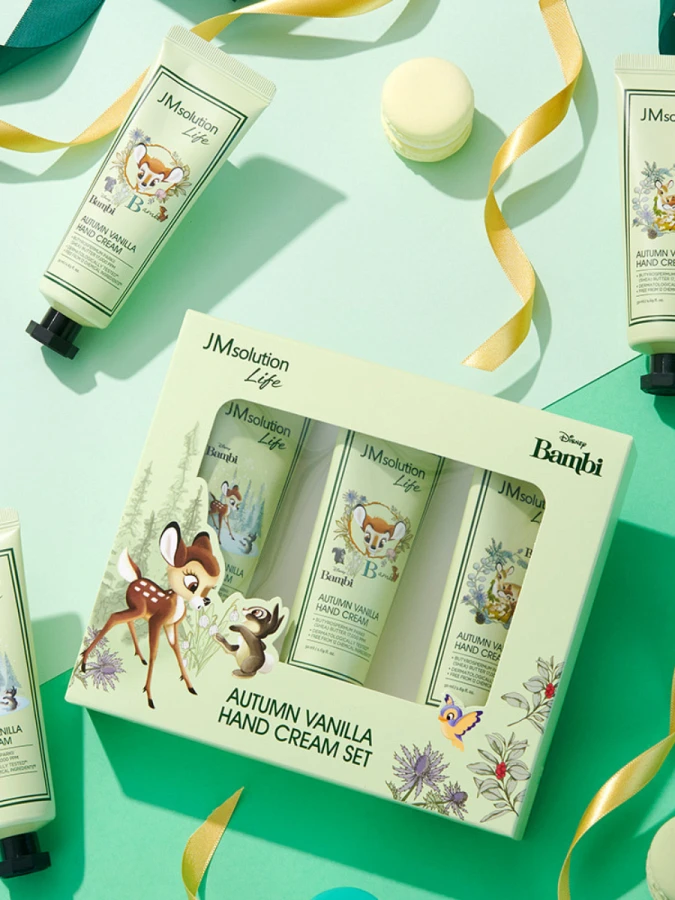 Подарочный набор кремов для рук с ароматом ванили JMSolution Life Disney Autumn Vanilla Hand Cream Set