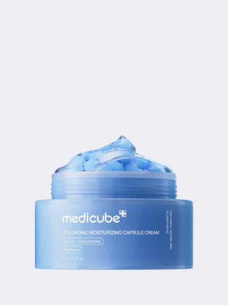 Увлажняющий капсульный крем с гиалуроновой кислотой и пантенолом Medicube Hyaluronic Moisturizing Capsule Cream