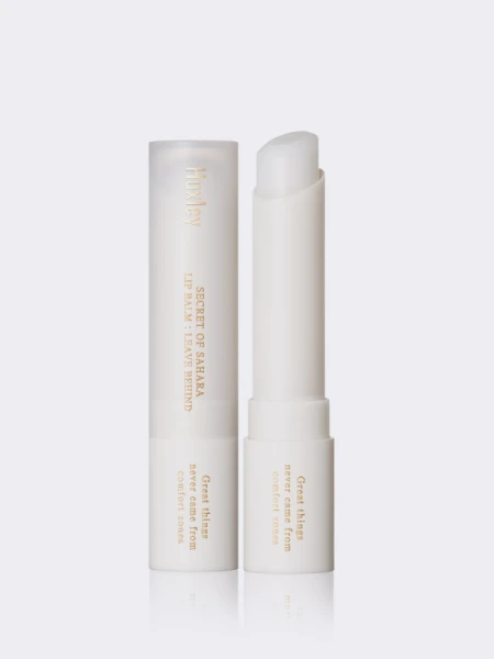 Увлажняющий бальзам для губ с маслом опунции Huxley Lip Balm Leave Behind 1 Moroccan Linen