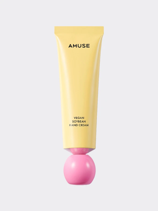 Увлажняющий крем для рук с травянисто-фруктовым ароматом AMUSE Vegan Soybean Handcream Energy