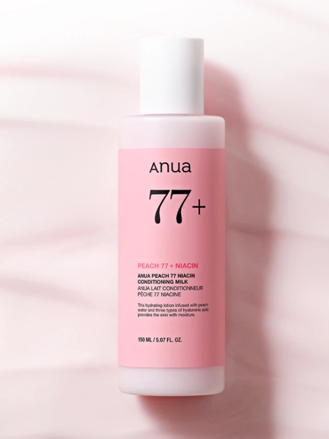 Молочко-эмульсия для лица с экстрактом персика и ниацинамидом ANUA Peach 77% Niacin Conditioning Milk
