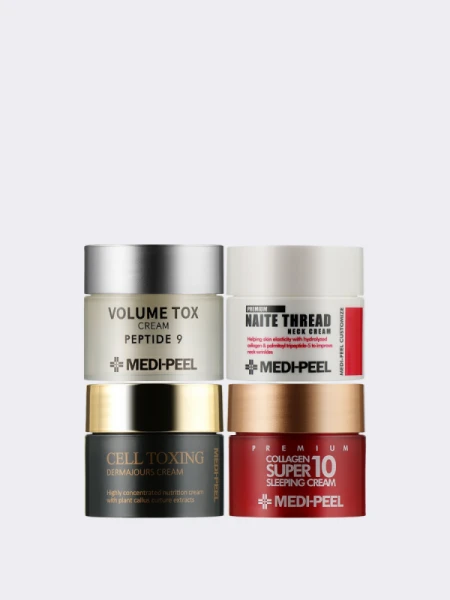 Набор миниатюр кремов для восстановления кожи лица и декольте MEDI-PEEL Signature Cream Trial Kit Набор миниатюр кремов для восстановления кожи лица и декольте MEDI-PEEL Signature Cream Trial Kit