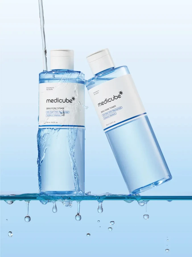 Себорегулирующий тонер для сужения пор с кислотами Medicube Zero Pore Toner