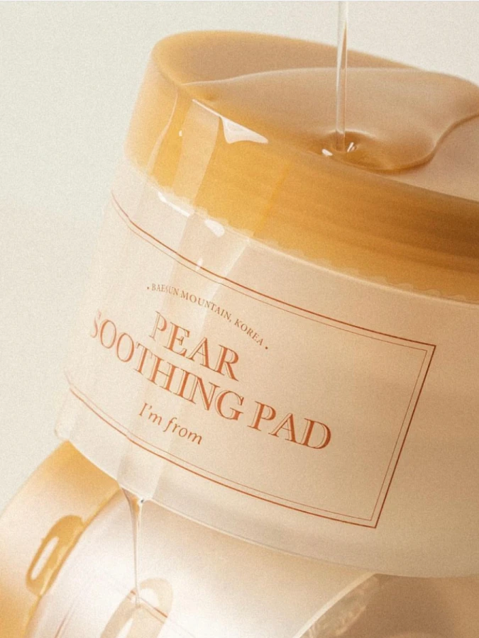 Охлаждающие и успокаивающие тонер-пэды I'm from Pear Soothing Pad