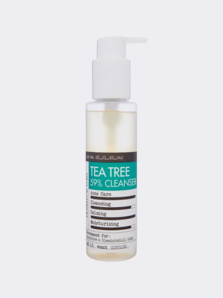 Гель для умывания с экстрактом чайного дерева Derma Factory Tea Tree 59% Gel Cleanser Гель для умывания с экстрактом чайного дерева Derma Factory Tea Tree 59% Gel Cleanser