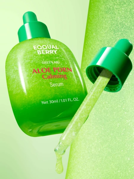 Успокаивающая сыворотка с алоэ и ПДРН EQQUALBERRY Aloe PDRN Calming Serum