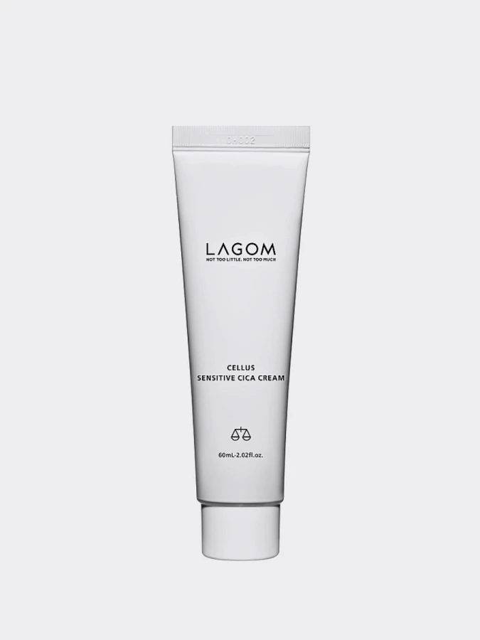 Успокаивающий крем для лица с экстрактом центеллы LAGOM Cellus Sensitive Cica Cream
