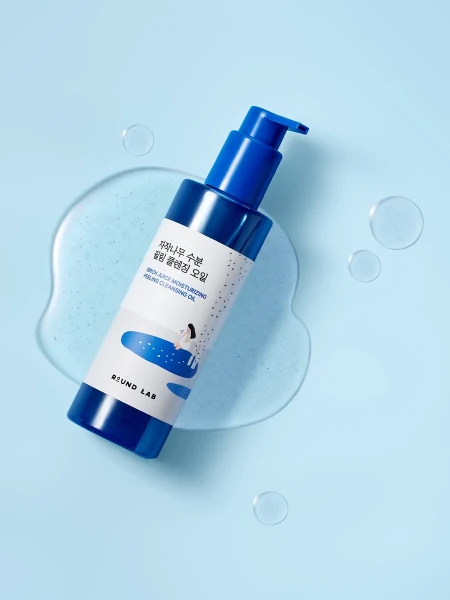 Очищающие гидрофильное масло с берёзовым соком Round Lab Birch Juice Moisturizing Peeling Cleansing Oil