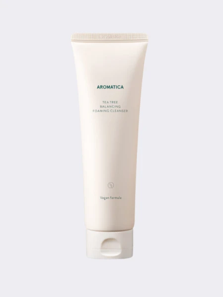Органическая пенка с чайным деревом для жирной и проблемной кожи Aromatica Tea Tree Balancing Foaming Cleanser Органическая пенка с чайным деревом для жирной и проблемной кожи Aromatica Tea Tree Balancing Foaming Cleanser