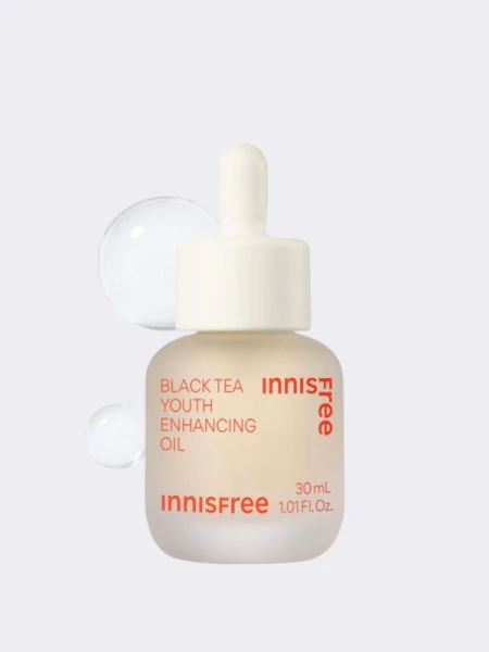 Укрепляющее масло для лица с экстрактом черного чая innisfree Black Tea Youth Enhancing Oil