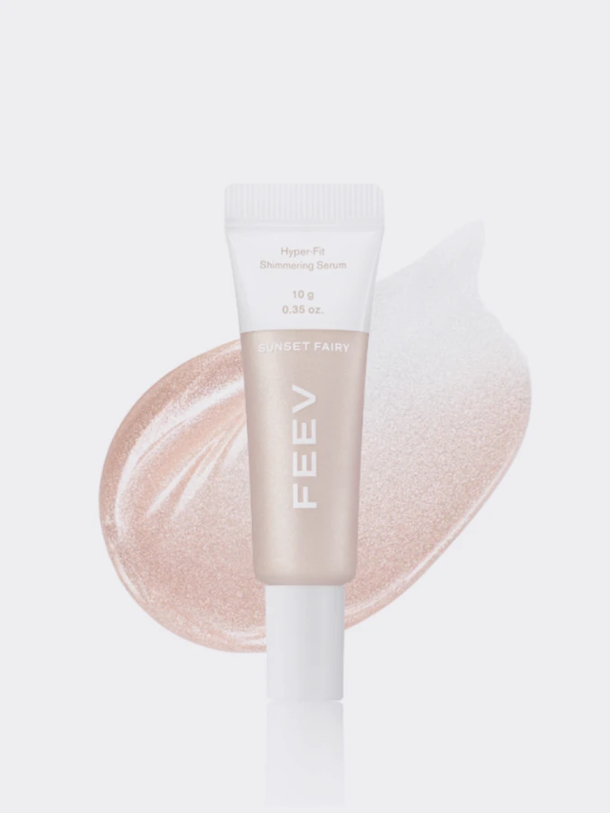 Сияющая сыворотка-хайлайтер в теплом оттенке FEEV Hyper-Fit Shimmering Serum SunSet Fairy