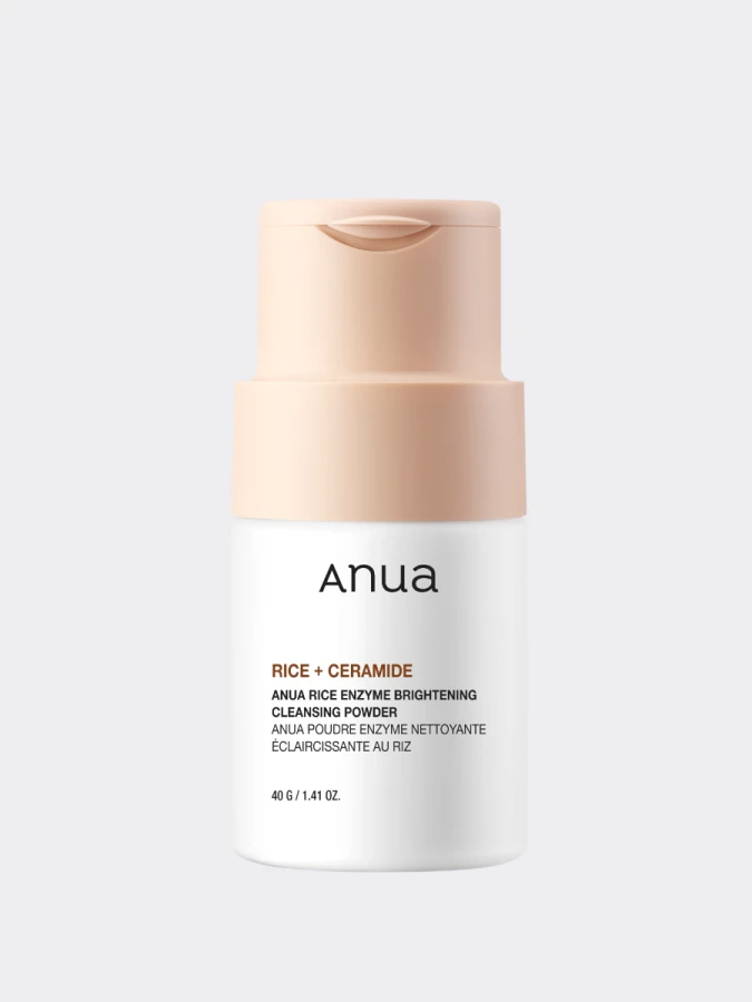 Смягчающая энзимная пудра с рисовым экстрактом ANUA Rice Enzyme Brightening Cleansing Powder